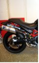 Ducati Monster, High Termignoni aluminium slip-on. 96004300B